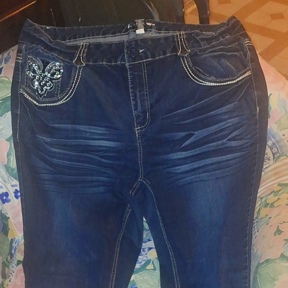 Lane bryant embroidered jeans 16-18